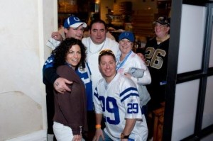 2010 Super Bowl - Emeril Lagasse with VIP Guests  